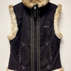 Sportalm faux fur and suede vest